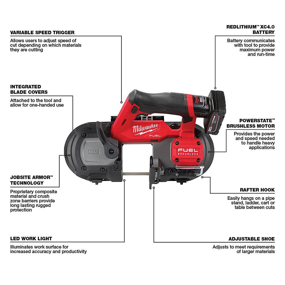 M12 FUEL Compact Band Saw Kit 2529-21XC