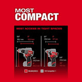 M12 FUEL Drill Driver, Impact Driver & Impact Wrench Combo Kit Bundle 3497-22-2554-20