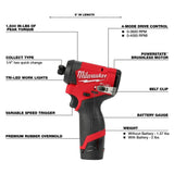 M12 FUEL Drill Driver, Impact Driver & Impact Wrench Combo Kit Bundle 3497-22-2554-20