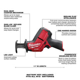 M12 FUEL HACKZALL Reciprocating Saw (Bare Tool) 2520-20