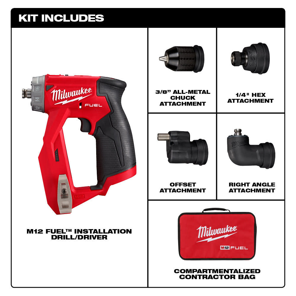 M12 FUEL Installation Drill/Driver (Bare Tool) 2505-20