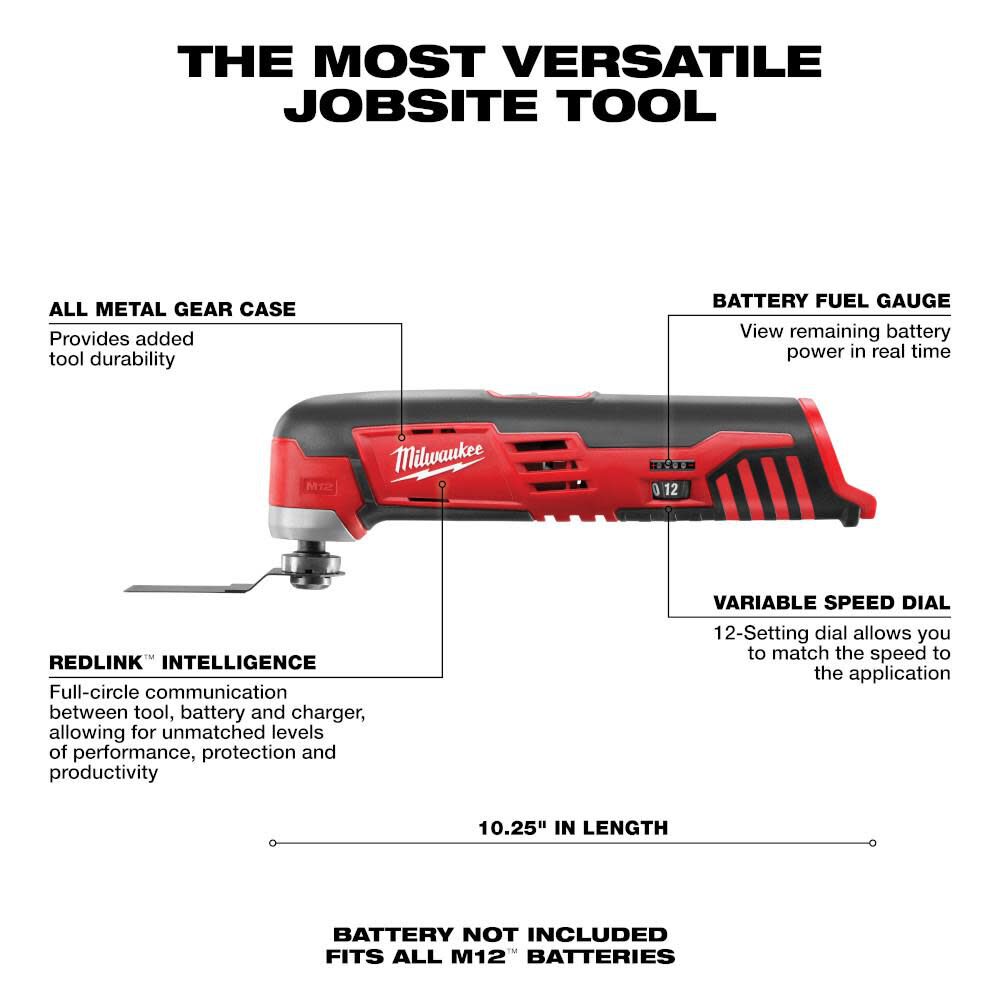 M12 FUEL Installation Drill/Driver Kit & Multi Tool Bundle 2505-22-2426-20