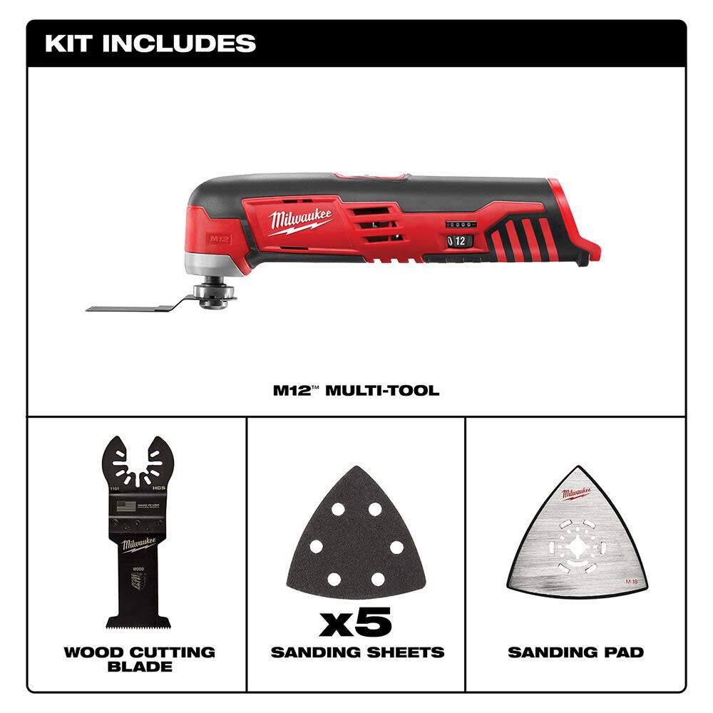 M12 FUEL Installation Drill/Driver Kit & Multi Tool Bundle 2505-22-2426-20