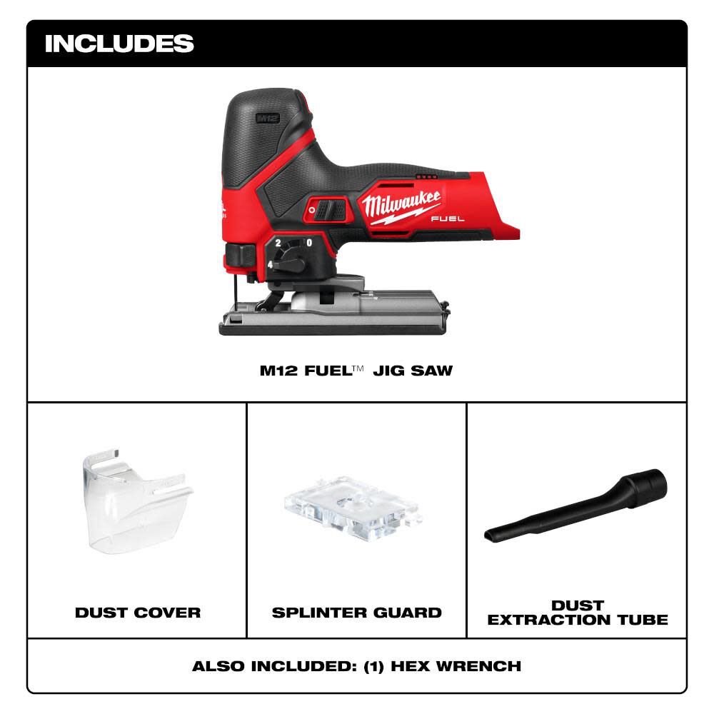 M12 FUEL Jig Saw (Bare Tool) 2545-20