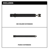 M12 FUEL Nibbler 16 Gauge Kit with Die & Die Holder Extension & Punch Bundle 2476-20KIT1