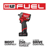 M12 FUEL Stubby 1/2 in. Impact Wrench Kit 2555-22