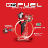 M12 FUEL Stubby 1/4 in. Impact Wrench (Bare Tool) 2552-20