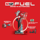 M12 FUEL Stubby 3/8 in. Impact Wrench Kit 2554-22