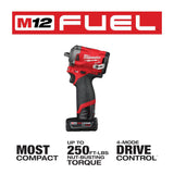 M12 FUEL Stubby 3/8 in. Impact Wrench Kit 2554-22