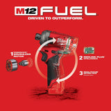 M12 FUEL SURGE 1/4 in. Hex Hydraulic Driver (Bare Tool) 2551-20