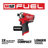 M12 FUEL SURGE 1/4 in. Hex Hydraulic Driver (Bare Tool) 2551-20