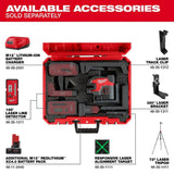 M12 Green Laser Cross Line & 4 Points (Bare Tool) 3624-20