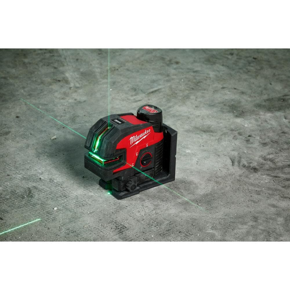 M12 Green Laser Cross Line & 4 Points (Bare Tool) 3624-20