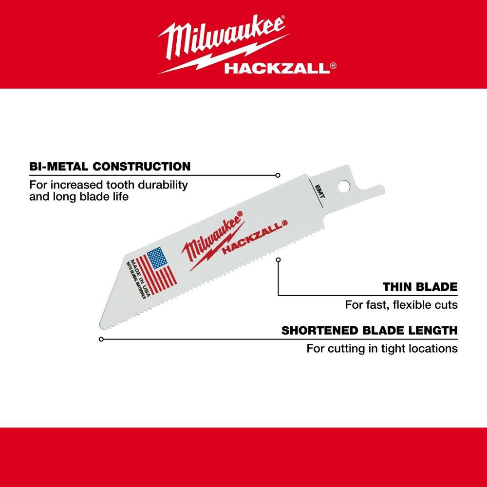 M12 HACKZALL Bi-Metal Blade - EMT 5PK 49-00-5418