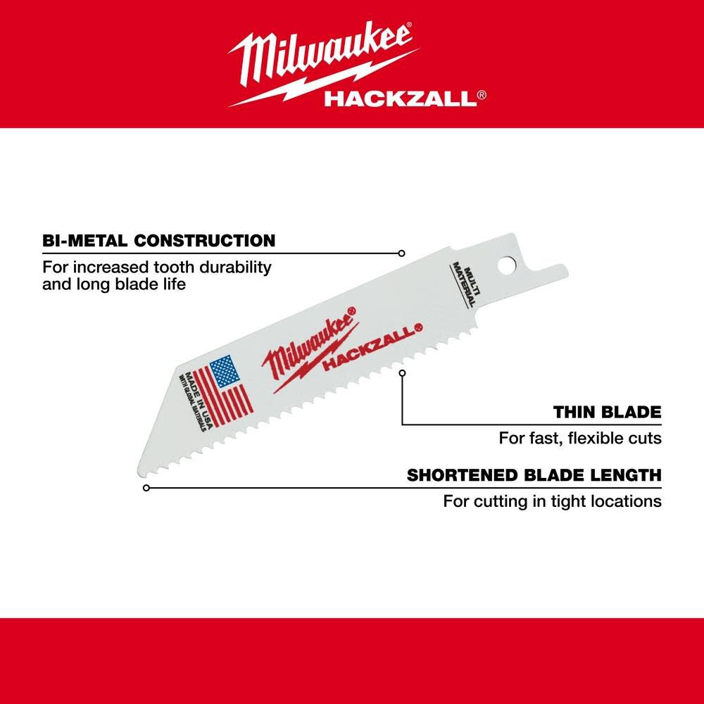 M12 HACKZALL Bi-Metal Blade - Multi-Material 49-00-5410