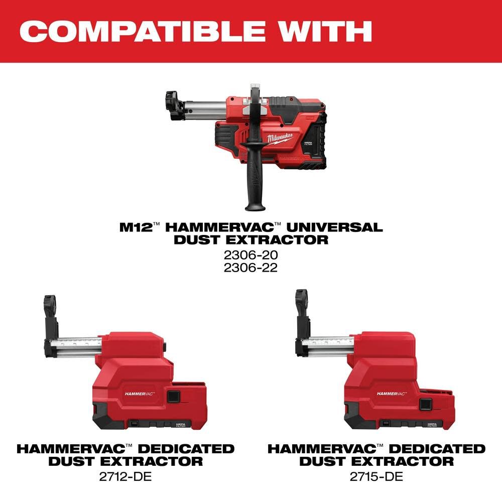 M12 HAMMERVAC Dust Extractor Nozzle 49-90-2301