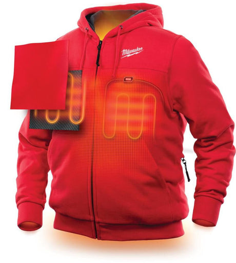 M12 Heated Hoodie Kit Small Red 302R-21S