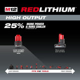 M12 HIGH OUTPUT CP2.5 Battery 2PK 48-11-2425S