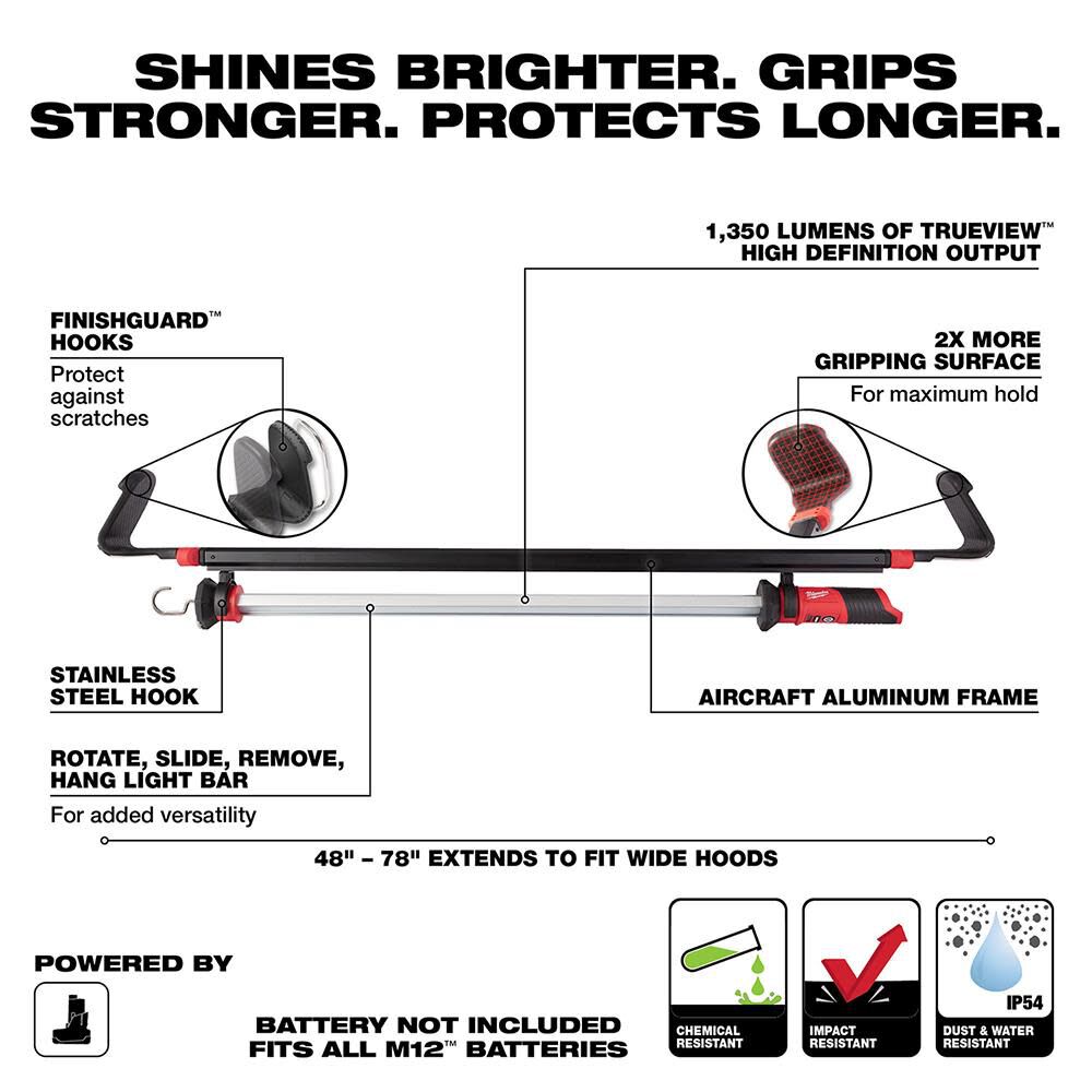 M12 LED Underhood Light (Bare Tool) 2125-20