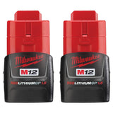 M12 REDLITHIUM 1.5Ah Compact Battery Pack 2pk 48-11-2411