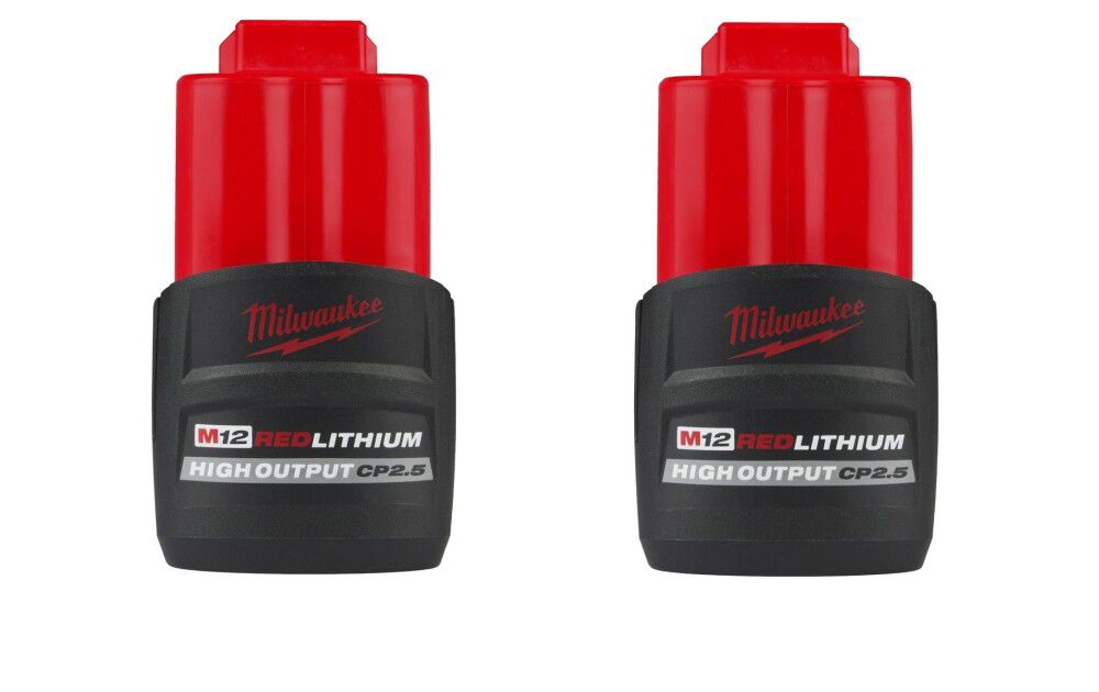 M12 REDLITHIUM HIGH OUTPUT CP2.5 Battery 2pk 48-11-2425X2