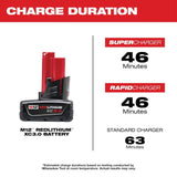 M12 REDLITHIUM XC 3.0Ah High Capacity Battery Pack 48-11-2402