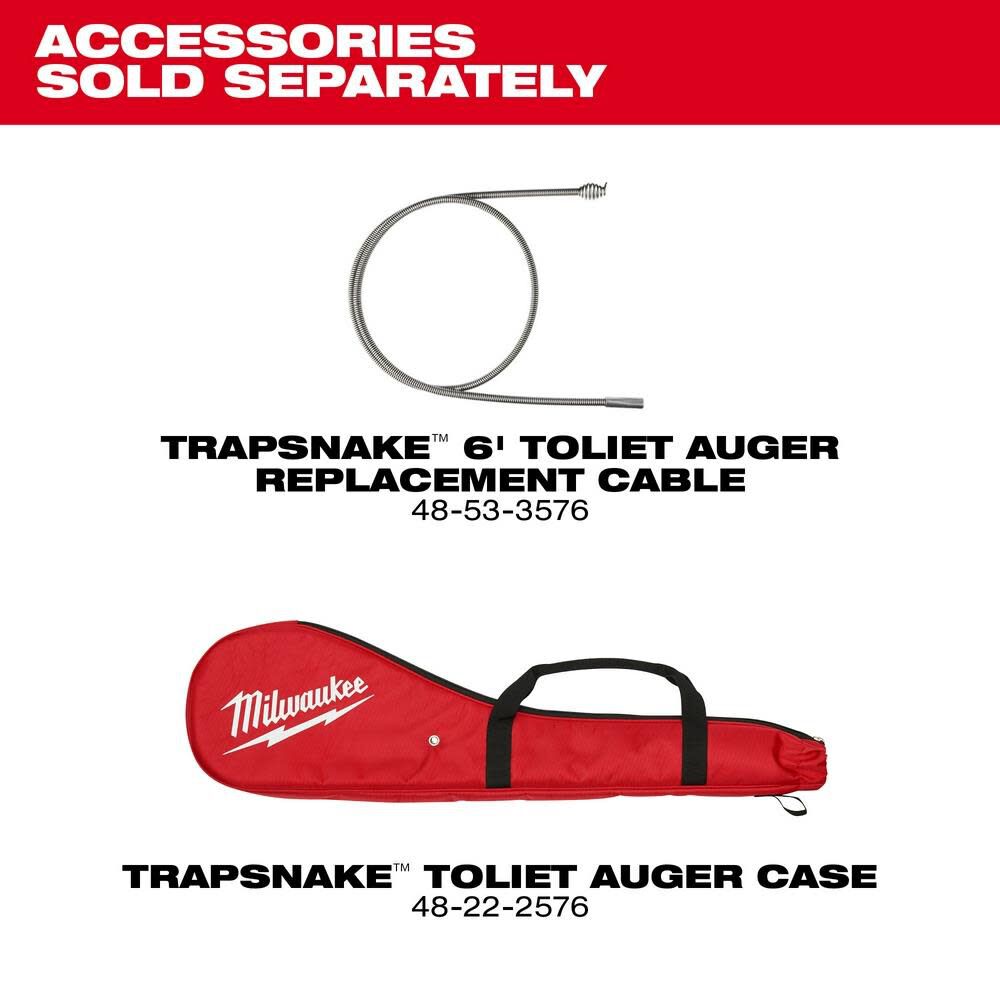 M12 TRAPSNAKE 6' Toilet Auger Kit 3576-21