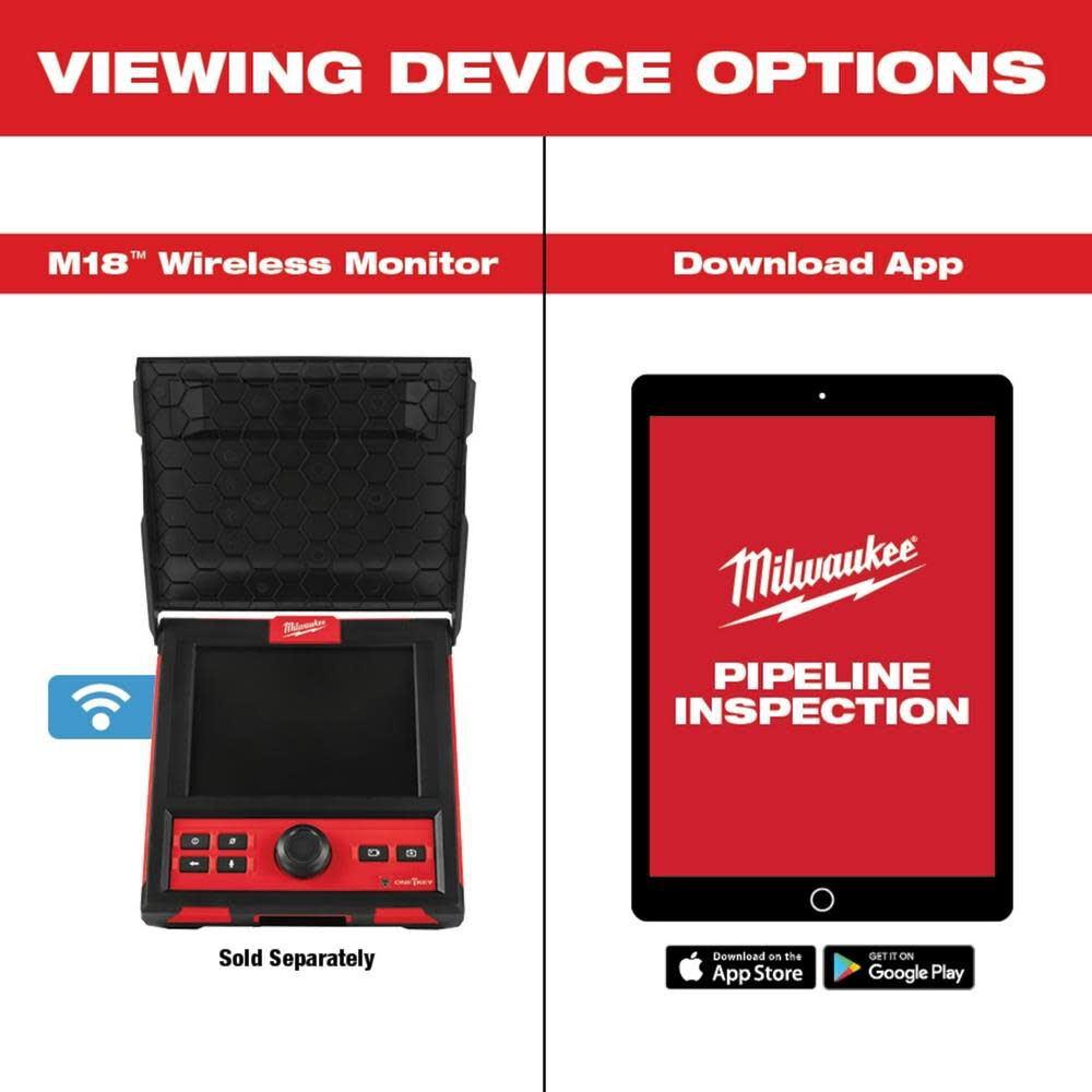 M18 100 Flexible Pipeline Inspection System 2972-22