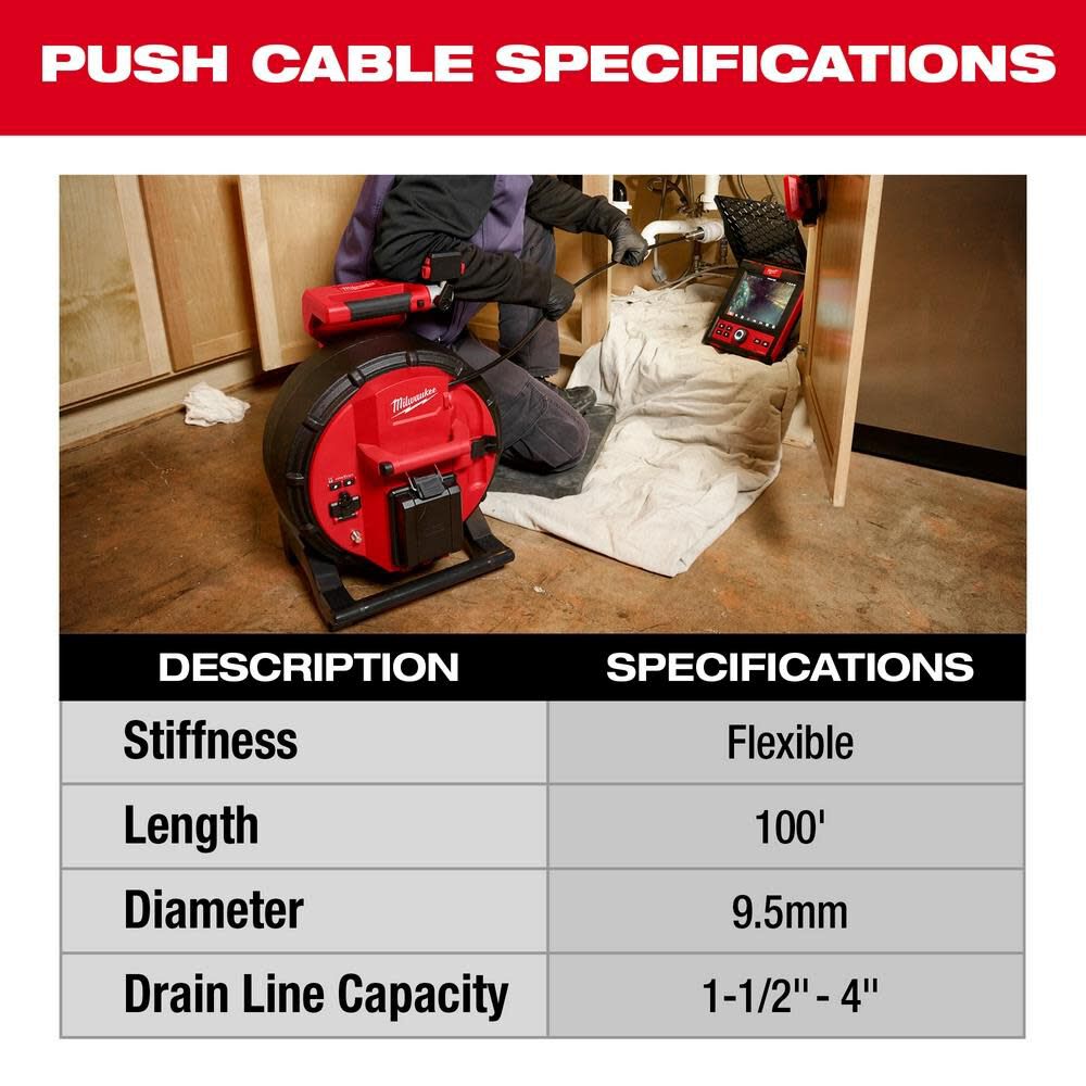 M18 100 Flexible Pipeline Inspection System 2972-22