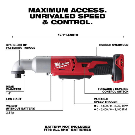 M18 2-Speed 1/4 In. Right Angle Impact Driver 2667-20