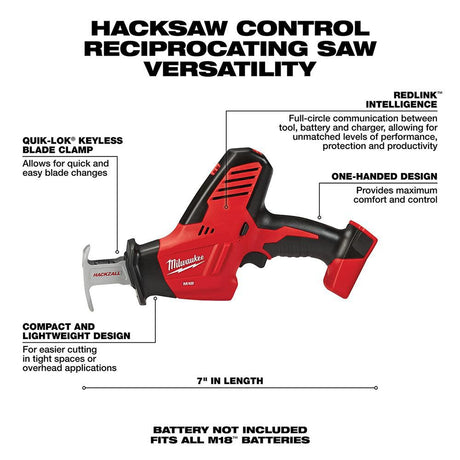 M18 3 Tool Cordless Combo Kit Bundle 3692-22CT-2625-20