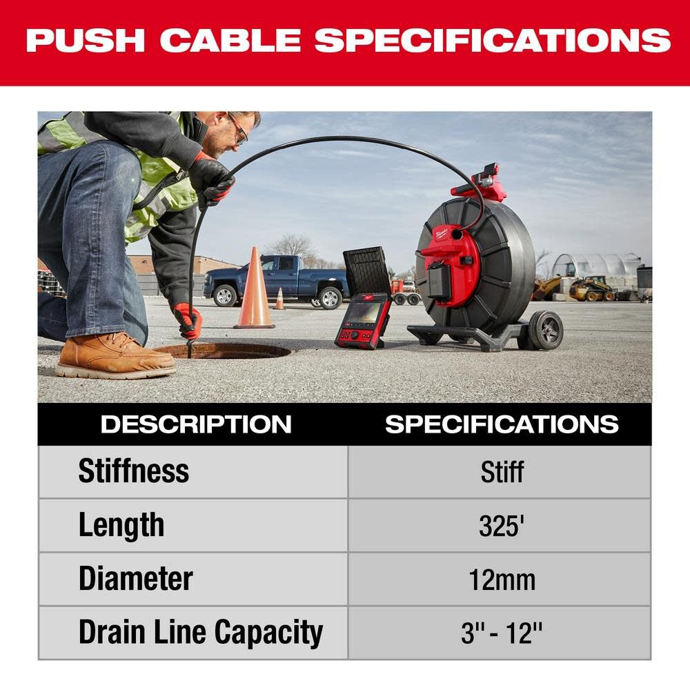 M18 325 Stiff Pipeline Inspection System 2976-22