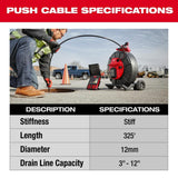 M18 325 Stiff Pipeline Inspection System 2976-22