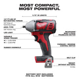 M18 3/8 In. Impact Wrench (Bare Tool) 2658-20