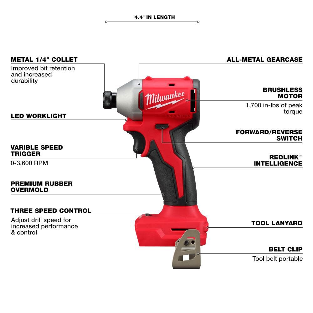 M18 4-Tool Combo Kit 3693-24CX