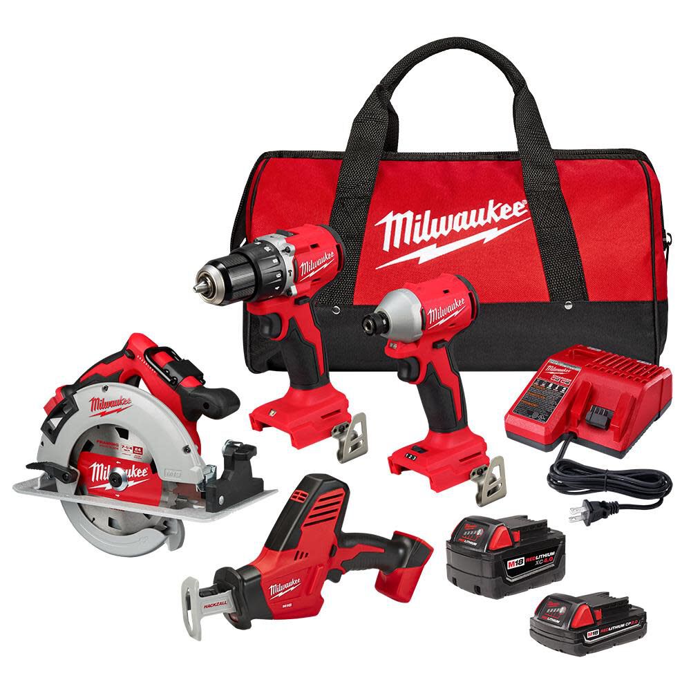 M18 4-Tool Combo Kit 3693-24CX