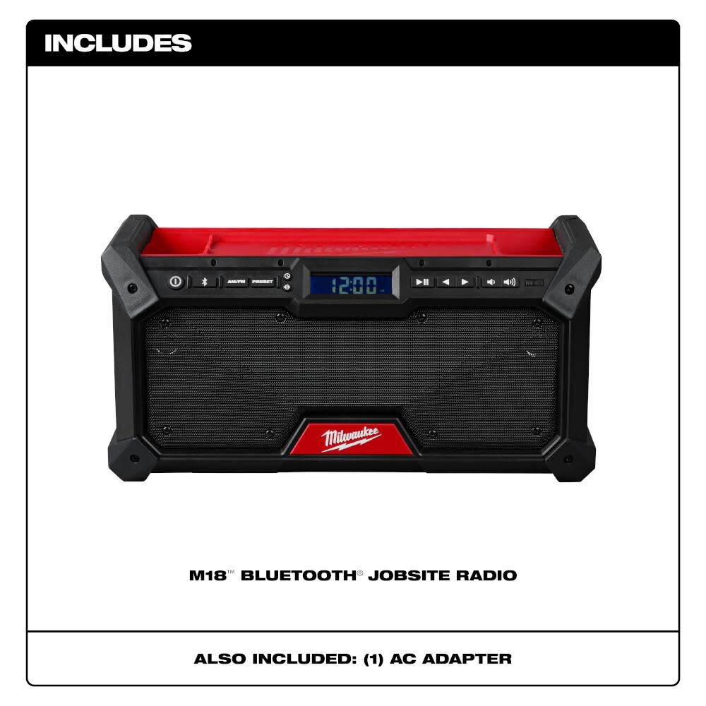 M18 Bluetooth Jobsite Radio Bare Tool 2952-20