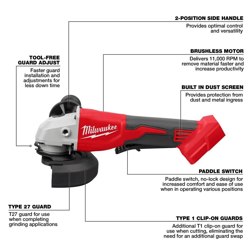 M18 Brushless 3-Tool Cordless Combo Kit Bundle 3692-22CT-2686-20