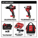 M18 Brushless Hammer Drill/Impact Combo Kit 2893-22