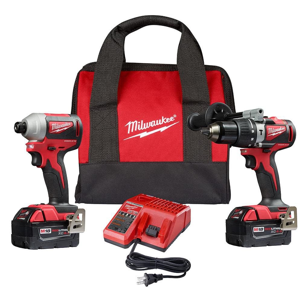 M18 Brushless Hammer Drill/Impact Combo Kit 2893-22