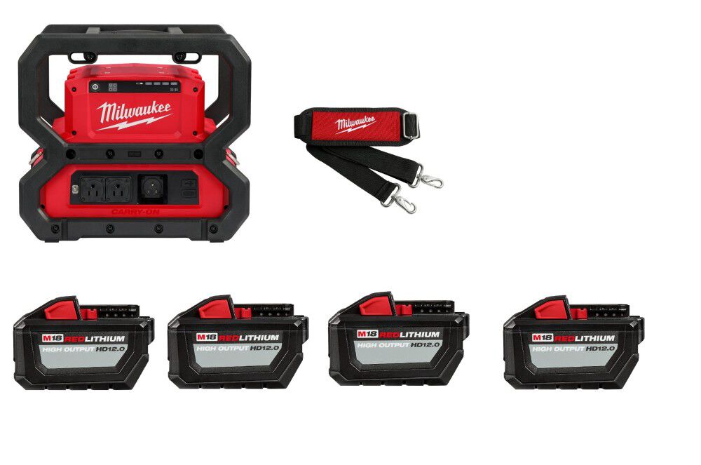 Inverter Generator Milwaukee M18 Carry-On Power Supply 3600W
