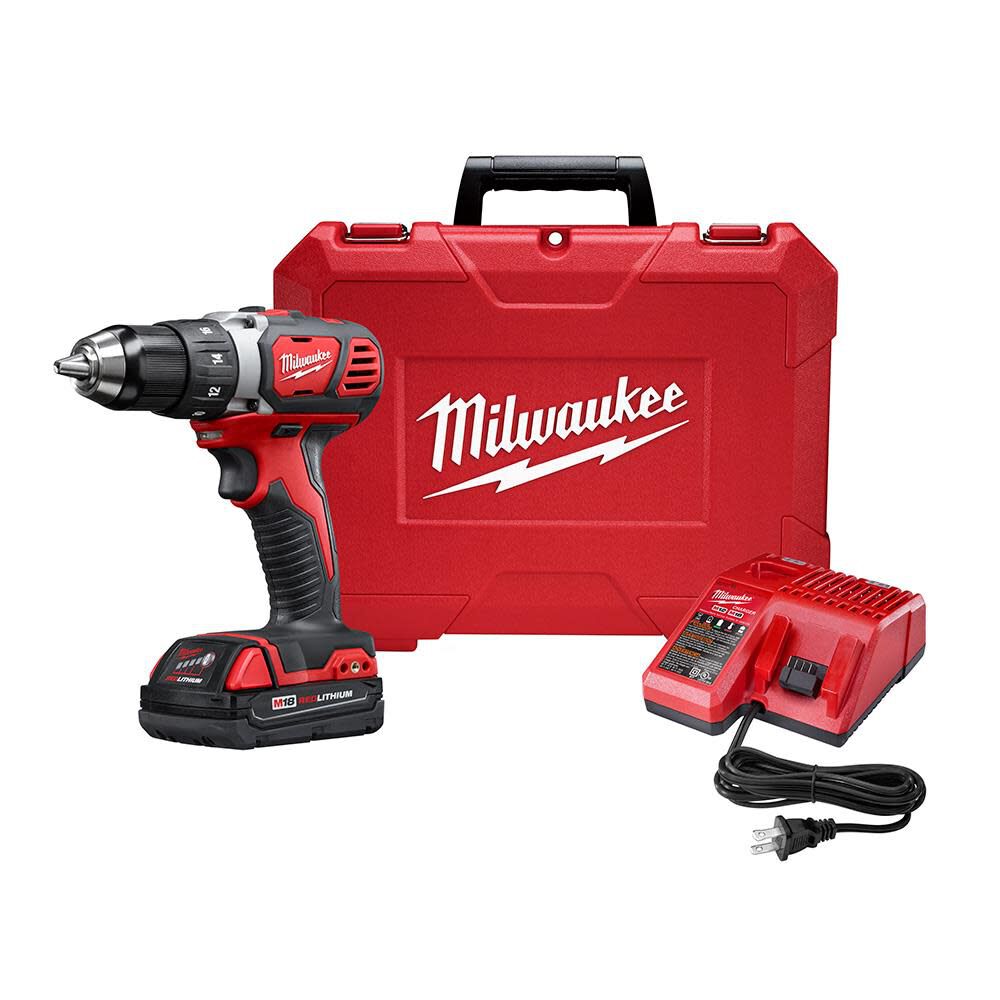 M18 Compact 1/2 In. Drill Driver Kit with Compact Batteries 2606-22CT