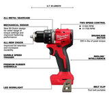 M18 Compact 1/2 in Drill/Driver (Bare Tool) 3601-20