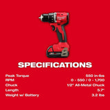 M18 Compact 1/2 in Drill/Driver Kit 3601-21P