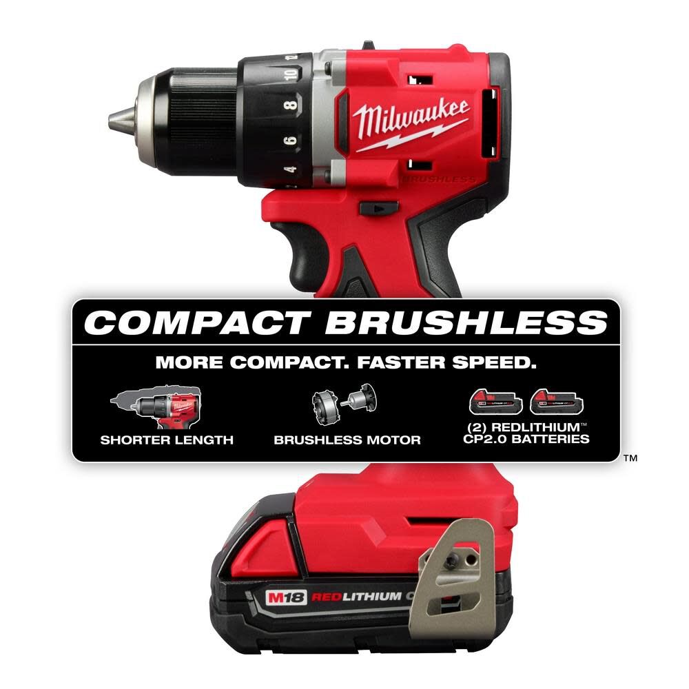 M18 Compact 1/2 in Drill/Driver Kit 3601-22CT