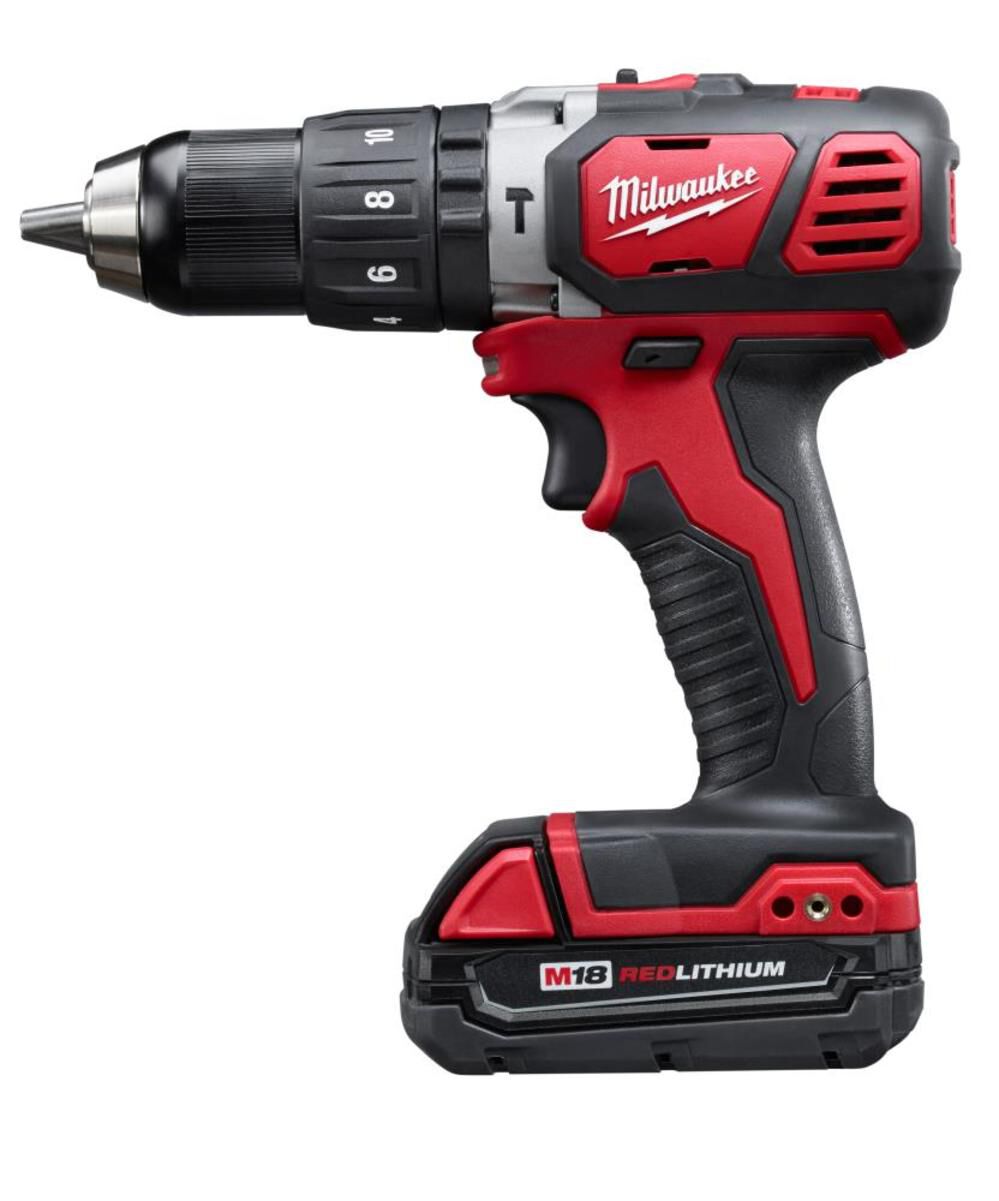 M18 Compact 1/2 in. Hammer Drill/Driver Kit with Compact Batteries 2607-22CT