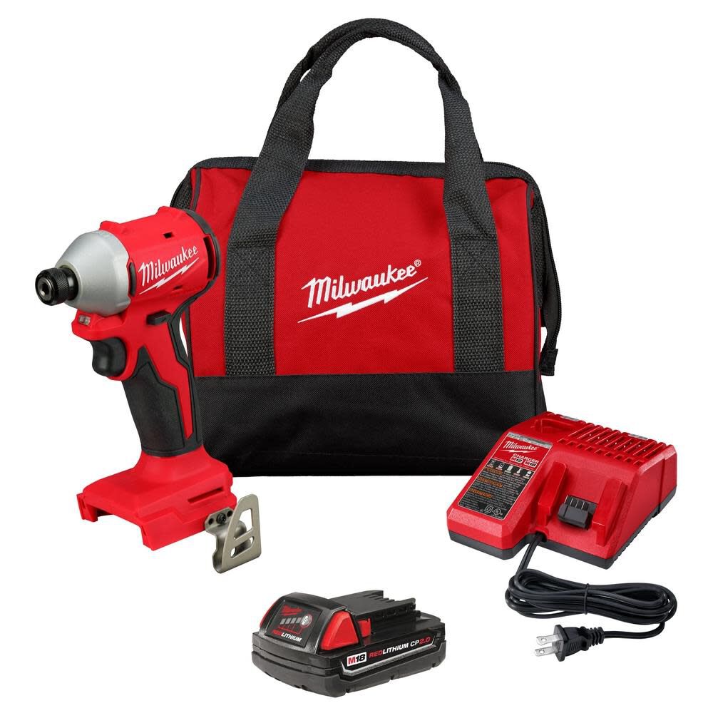 M18 Compact 1/4 in Hex Impact Driver Kit 3650-21P