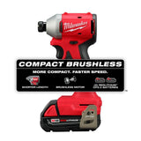 M18 Compact 1/4 in Hex Impact Driver Kit 3650-22CT