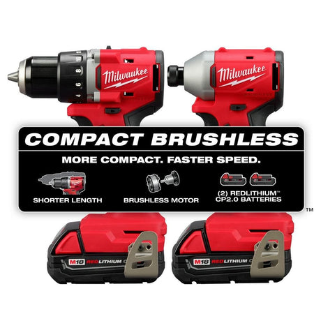 M18 Compact 2-Tool Combo Kit 3692-22CT