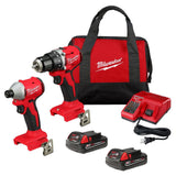 M18 Compact 2-Tool Combo Kit 3692-22CT